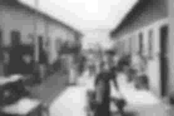 Inmigrantes en conventillo de Buenos Aires. Año 1890